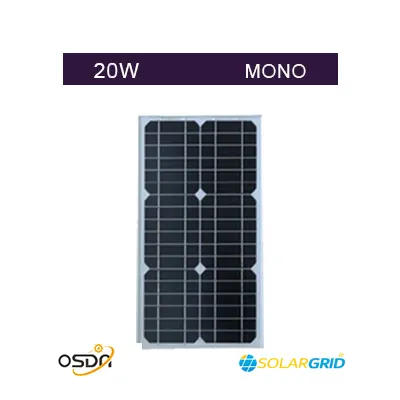 پنل مونوکریستال خورشیدی 20 وات برند OSDA-isola